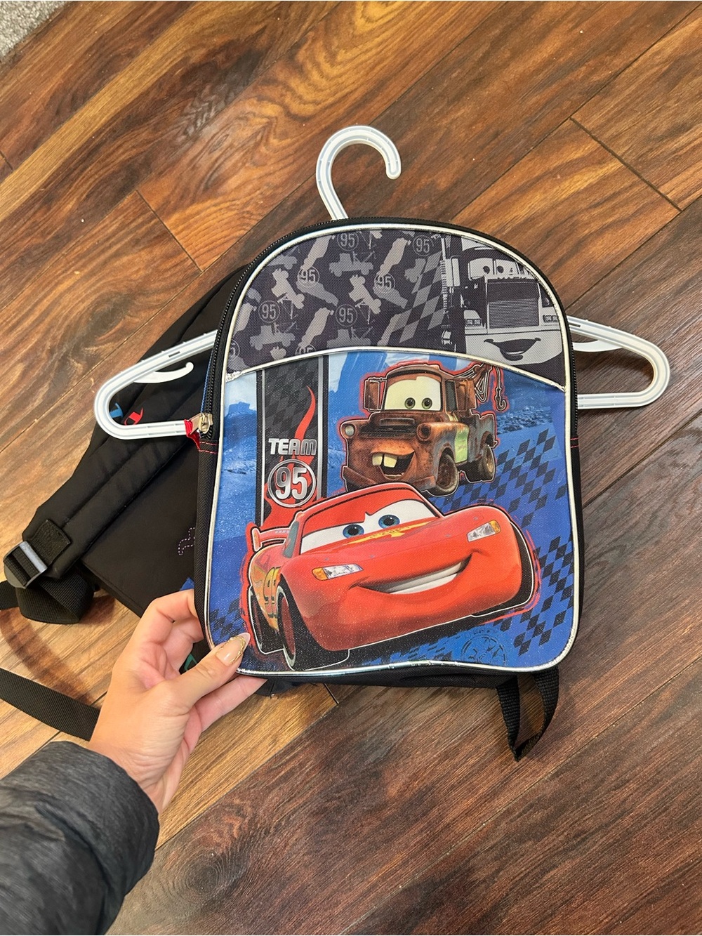 Cars Lightning McQueen Kids Backpack - Red & Blue